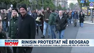 ‘Nuk paguajmë për gënjeshtrat e Vuçiç’! Shpërthejnë protestat në Serbi