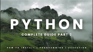 Python : Program mode execute