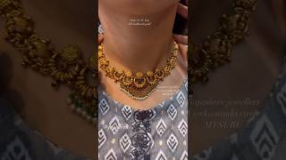 ❤️Amazing Gold Light Weight Necklace Collections from 11 to 15 gms👌#saishwethavlogs #goldcollections