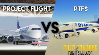 ROBLOX PROJECT FLIGHT VS PTFS! | ROBLOX PTFS \u0026 PROJECT FLIGHT