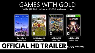 Xbox Games With Gold - July 2021