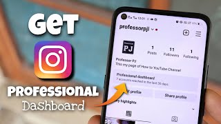 How to Get Professional Dashboard on Instagram