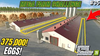 16X MAP! SELLING 375,000 EGGS FROM 10,000 CHICKENS! | Farming Simulator 25 | FS25 #35