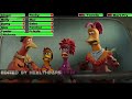 Chicken Run: Dawn of the Nugget (2023) Final Battle with healthbars 4/4