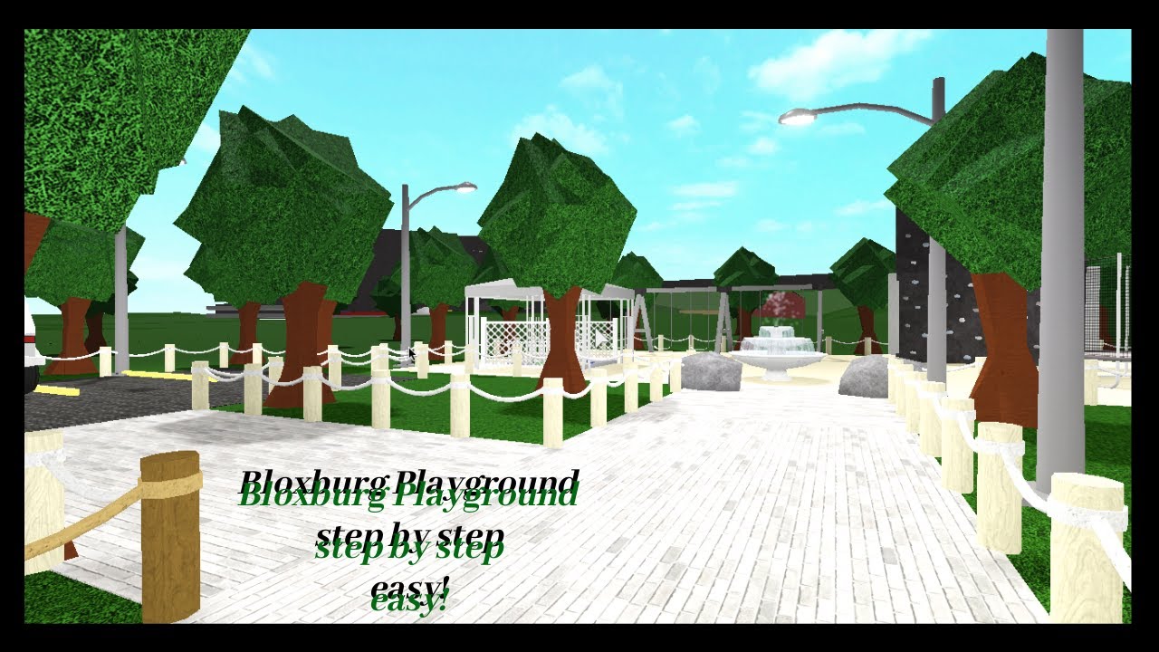 Roblox Bloxburg Playground - YouTube