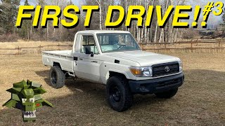 LAND CRUISER PROJECT FIRST DRIVE!!