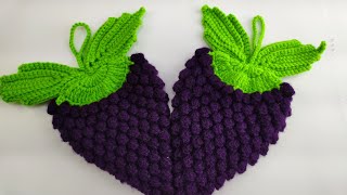 UVAS A CROCHET PASO A PASO