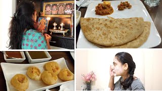 ಹೌಸ್ ವೈಫ್  ರೂಟೀನ್ ಸಂಜೆ ಪಾನಿಪುರಿ | Housewife Routine - Evening Snacks Panipuri \u0026 Paratha