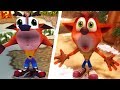 Crash Bandicoot - All Death Animations Comparison (N. Sane Trilogy vs Original)