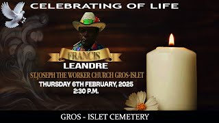 Burial Service for the Life of  FRANCIS LEANDRE