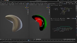 Dynamic wrinkle with procedural tension map in Blender geometry node