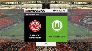 FIFA 22 | Eintracht Frankfurt vs VFL Wolfsburg - Deutsche Bank Park | Full Gameplay
