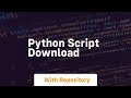 python script download