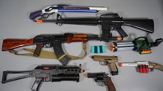 Winchester M1887 Nerf Gun Shot Gun - Toy Gun AK47 Airsoft M16- Gatling Realistic Toy Guns Collection