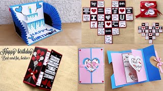 DIY - 4 Happy Birthday Cards | Birthday Cards | Anniversary Cards | Greetings Cards | Handmade Card
