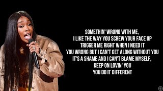 SZA & Ty Dolla $ign - HIT DIFFERENT (Lyrics)