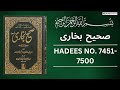 Sahih Bukhari Hadees No 7450 To 7500 | Hadees in Urdu | Sahih Bukhari Hadees