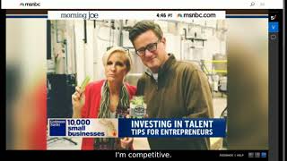 MSNBC Morning Joe   McClure's 10,000 Small Buisinesses Source Open Captions