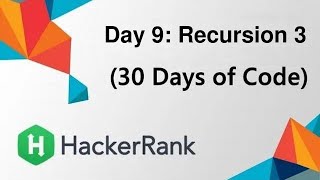 HackerRank Day 9: Recursion 3 | Java Solution
