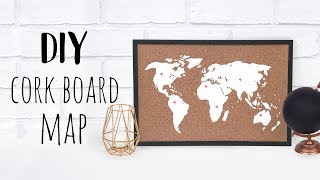 DIY Cork Board Map