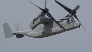 2016.5.5 岩国ﾌﾚﾝﾄﾞｼｯﾌﾟﾃﾞｰ MV-22ｵｽﾌﾟﾚｲ機動飛行