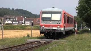 Abschied BR 628 Weschnitztalbahn Weinheim-Fürth 2015