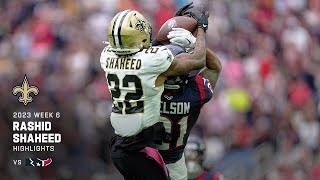 Saints WR Rashid Shaheed's best catches in 103-yard game vs. Houston Texans in Week 6