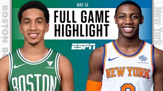 Boston Celtics at New York Knicks | Full Game Highlights