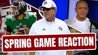 Josh Pate On Texas A&M Spring Game - Rapid Reaction (Late Kick Cut)