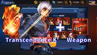 kof 98 um ol Transcendence K' \u0026 Weapon = Huge dmg