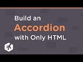 HTML-Only Accordion