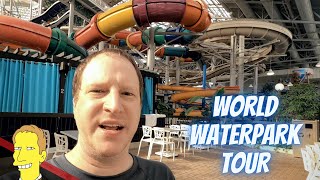 WORLD WATERPARK TOUR 2022 | World's Largest Indoor Wave Pool | West Edmonton Mall