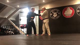 KUDO - Takedown - Clear grips, Russian Tie, Ankle pick, Hip to Pass