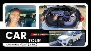 Car Home Tour: Living In My Kia, This Is How I Stay Organized and Clean,    Minimalism 💕