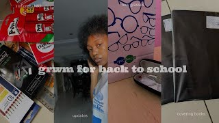 GRWM for back to school | updates, haul, new glasses, hair etc 📚🤍🫧🌸