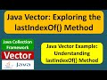 Java Vector: Exploring the lastIndexOf() Method | Java Collection Framework