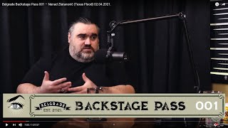 Belgrade Backstage Pass 001 – Nenad Zlatanović (Texas Flood) 02.04.2021.