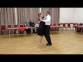 Ray Fenton-Storey and Georgina Hallett demonstrating the Woodside Waltz