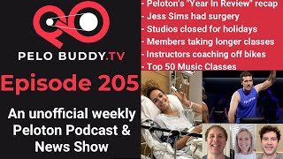 Pelo Buddy TV 205 - Peloton Year In Review, Jess Sims Surgery, Members Taking Longer Classes \u0026 more