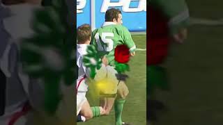 Jonny Wilkinson’s monster tackle on Justin Bishop against Ireland in 2003 🤩