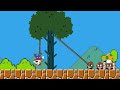 what if 100 super mario vs 100 peach in maze madness game animation