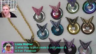 How to Make a Beaded Bail for a Hematite Doughnut