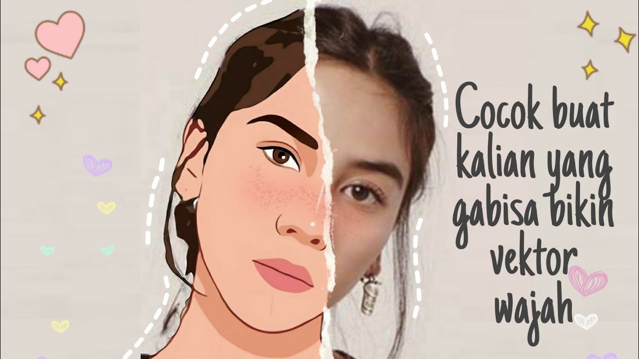 Gampang Banget Cara Membuat Vektor Kartun Simple Style Keren Di