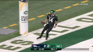 Sam Darnold Crazy 46 Yard Touchdown Run | Broncos vs. Jets | NFL Week 4