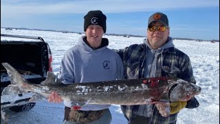 Sturgeon Spearing 2021 (Lake Poygan)