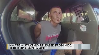 APD arrests man who was accidentally released from Bernalillo County Metropolitan Detention Center