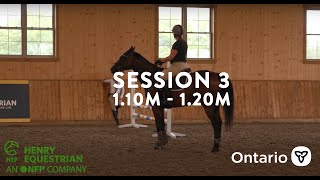 Session 3: 1.10m – 1.20m | 'CLINIC WITH A CHAMPION’ PRESENTED BY HENRY EQUESTRIAN