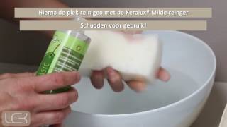 LCK® Nagellak verwijderen uit leder met Keralux®