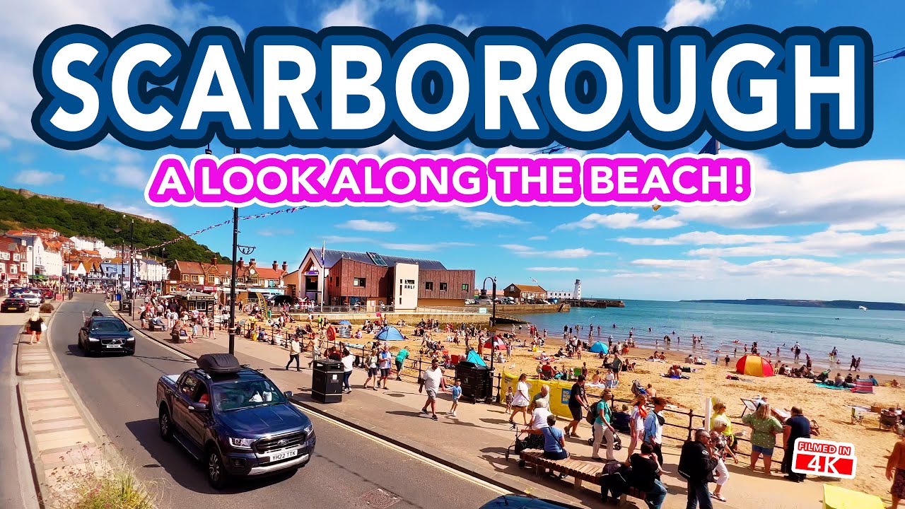 SCARBOROUGH A Seaside Beach Tour Of Scarborough UK [South Bay] - YouTube