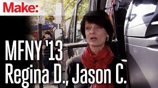 Regina Dugan + Jason Chua at the World Maker Faire New York 2013